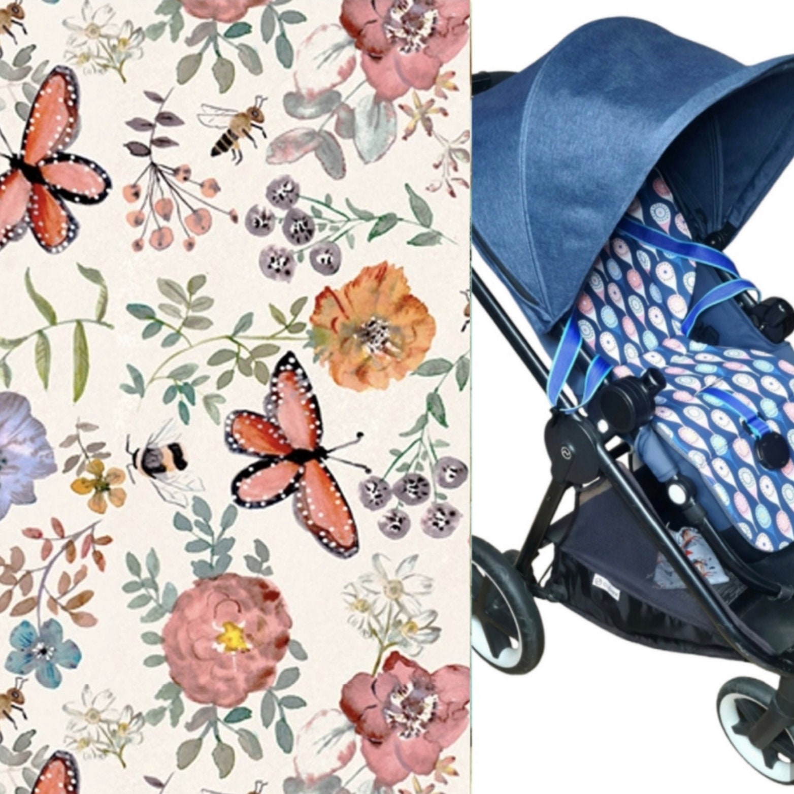 Custom Accessories Für Cybex Balios S, M, Priam, Eezy S Twist +2, Mundstück Sitzauflage Kinderwagendecke von Etsy - StylySmily