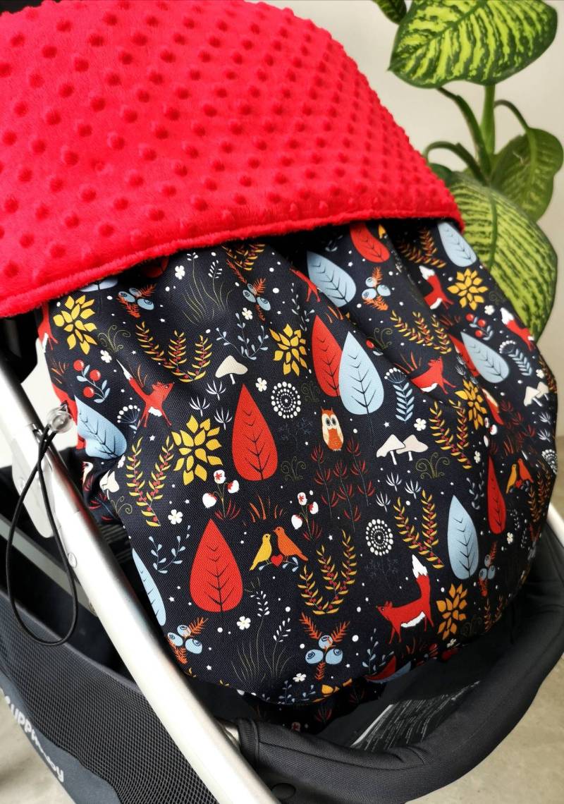 Nachtwald Kinderwagendecke, Wasserdichte Universalabdeckung Nachtwald Kinderwagendecke, Wasserdichte Universalabdeckung von Etsy - StylySmily