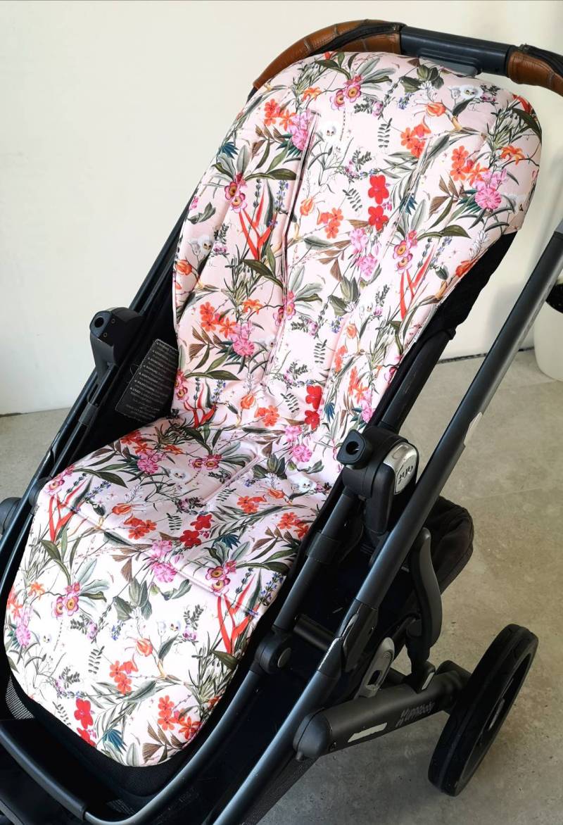 Sitzauflage Für Kinderwagen Mit Blumenmuster - Uppababy, Joolz, Cybex von Etsy - StylySmily
