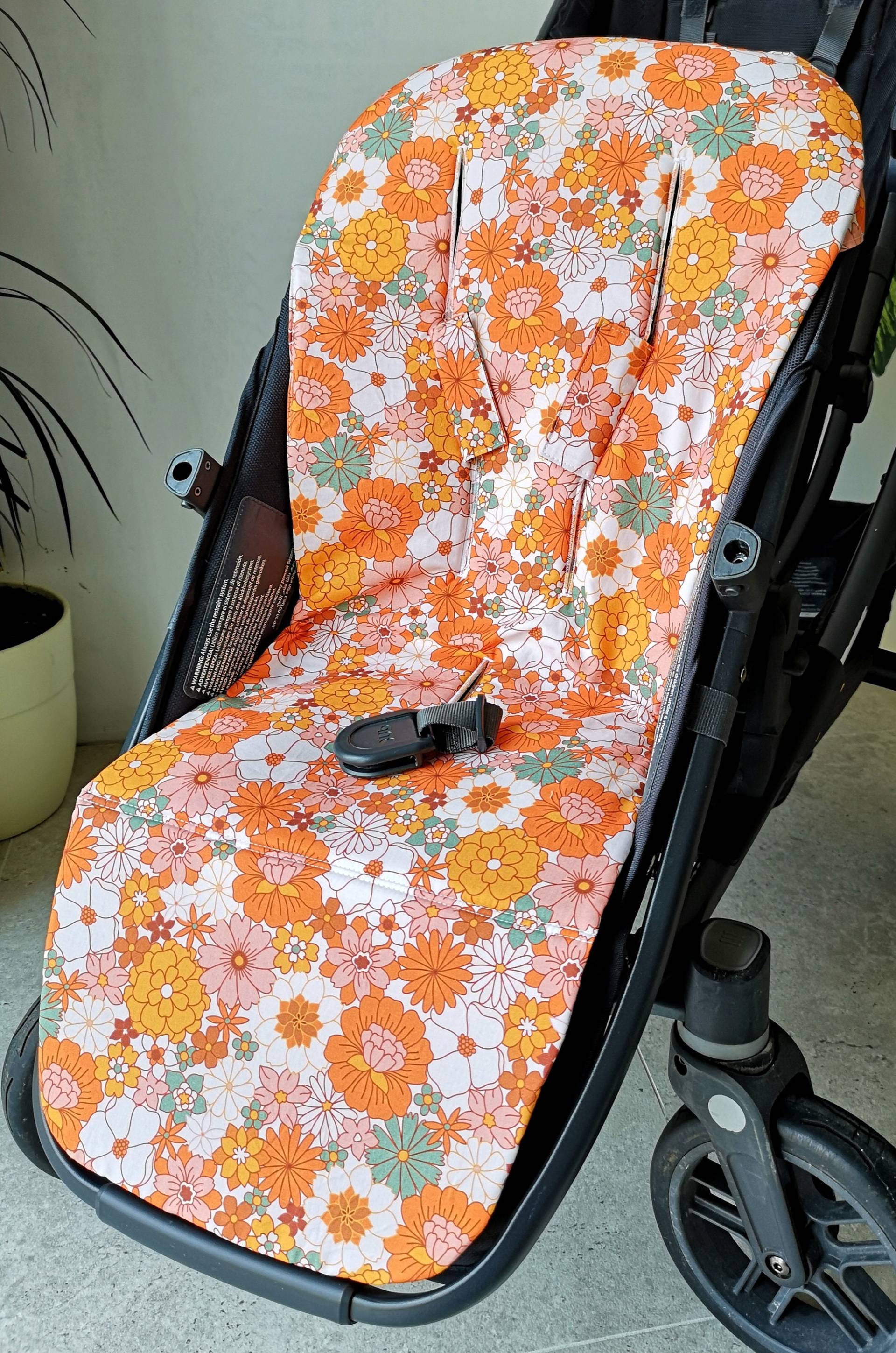 Sitzauflage Für Kinderwagen Uppababy, Joolz, Cybex - Blumendruck von Etsy - StylySmily