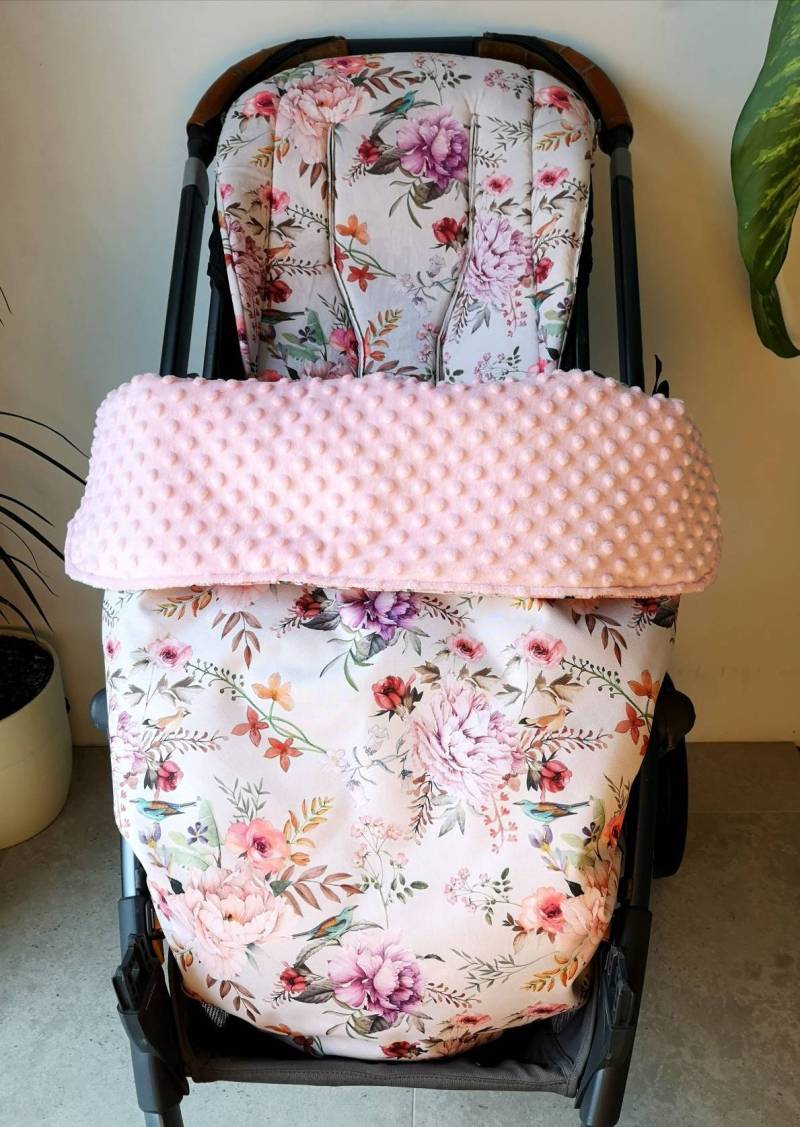 Wasserdichte Kinderwagendecke, Universell Passend, Floraler Minky-Bezug von Etsy - StylySmily