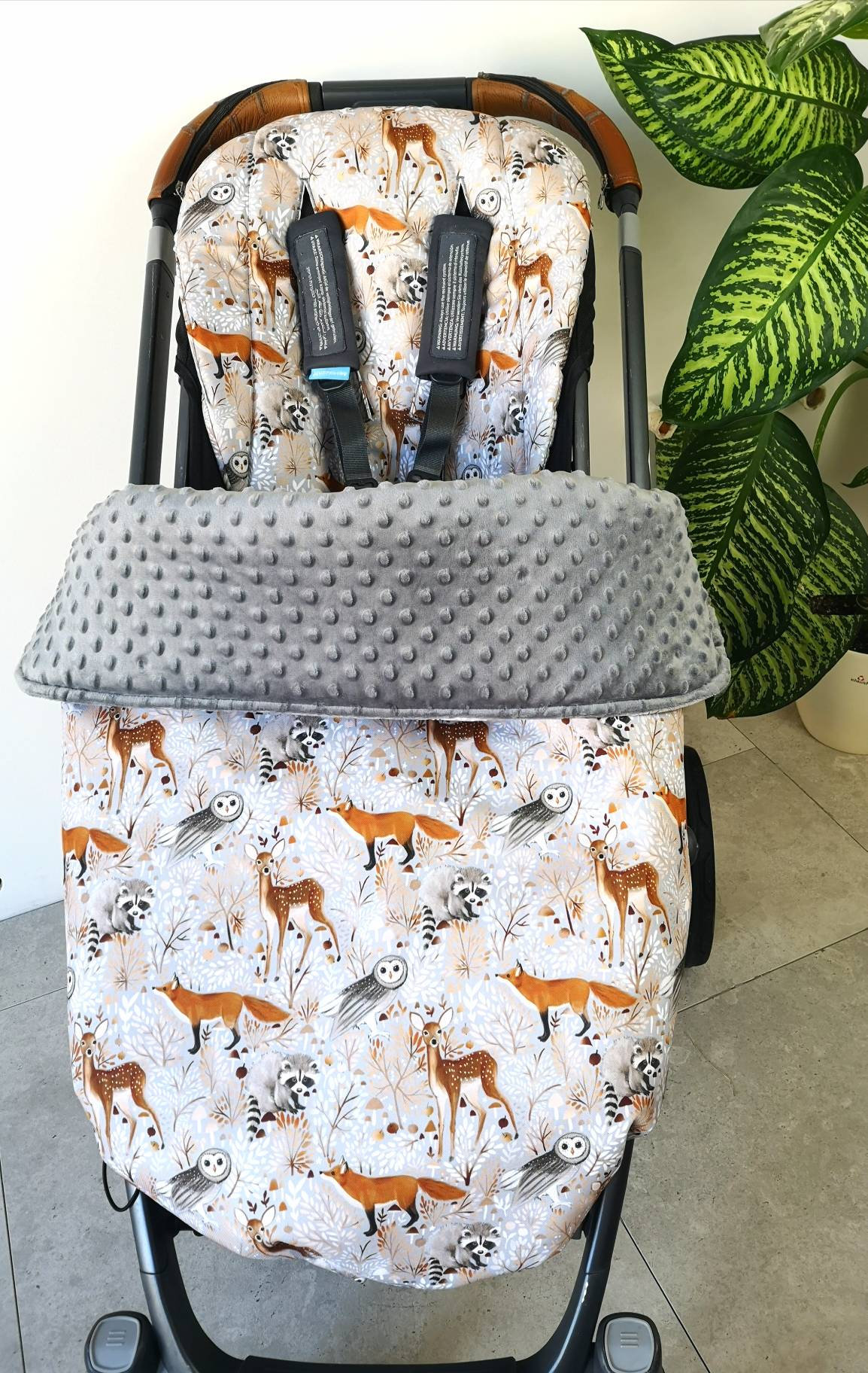 Wasserdichte Kinderwagendecke Mit Woodland Print, Universell Passend von Etsy - StylySmily