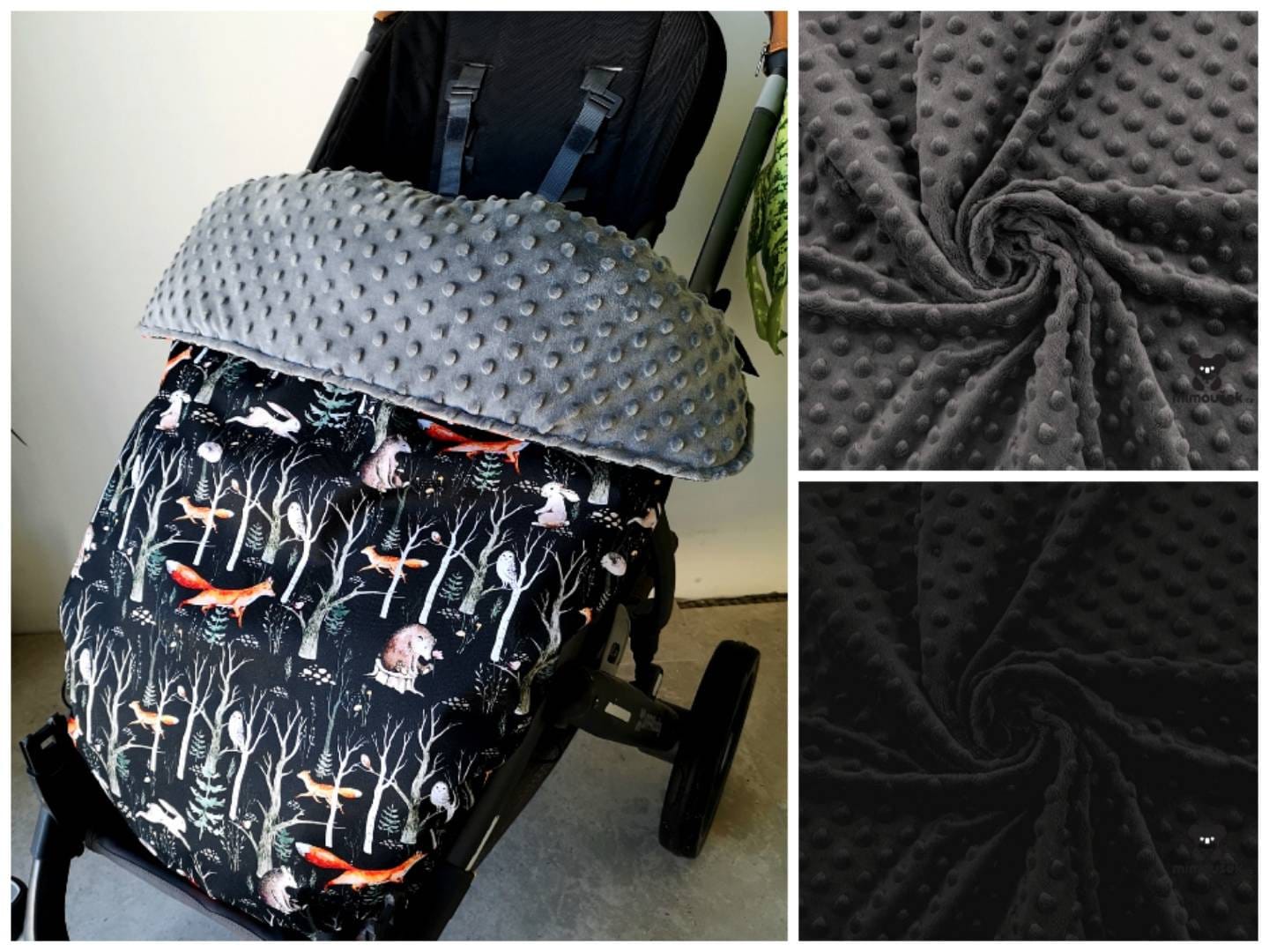 Wasserdichte Kinderwagendecke Universal Fit, Minky & Polyester von Etsy - StylySmily