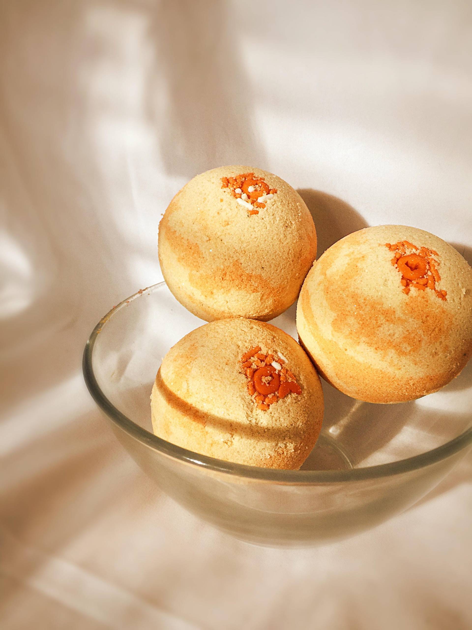 Pumpkin Spice Latte Badekomet von Etsy - SugarSoapCompany