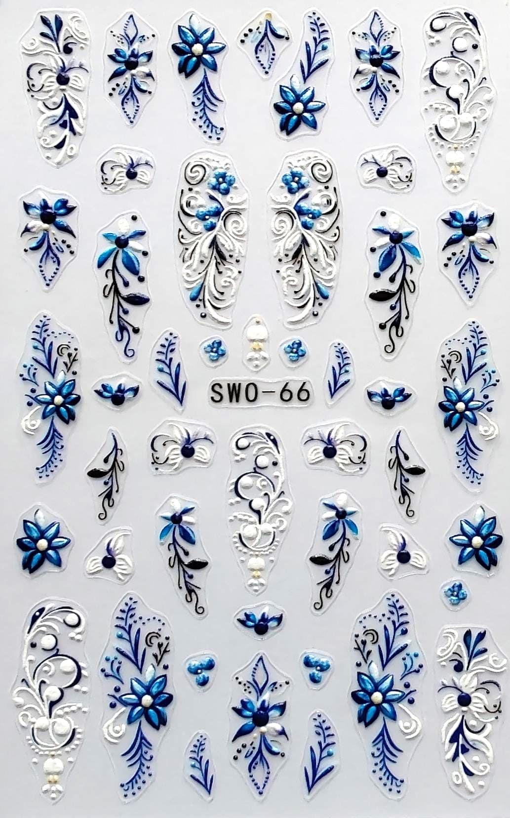 3D Nail Aufkleber/Blumen Swo66/Kreative Nägel Gestaltung/Selbstklebend 3D Nail Aufkleber/Blumen Swo66/Kreative Nägel Gestaltung/Selbstklebend von Etsy - Sumkiste