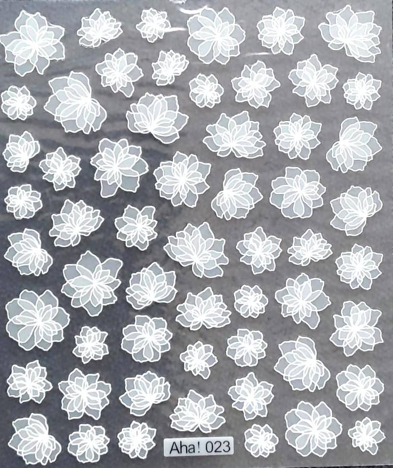 3D Nail Aufkleber /Blumen 023/Kreative Nägel Gestaltung/Selbstklebend von Etsy - Sumkiste