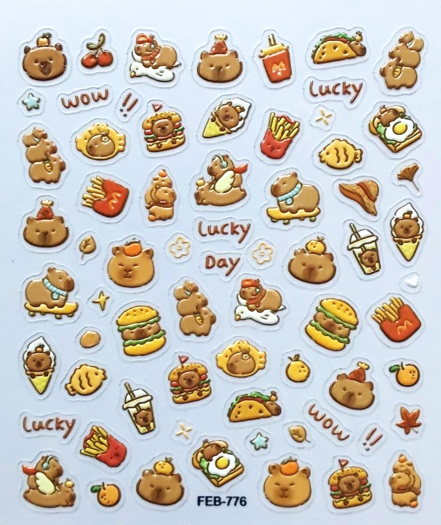 5D Nail Aufkleber/ Capybara 776/Kreative Nägel Gestaltung/Selbstklebend 5D Nail Aufkleber/ Capybara 776/Kreative Nägel Gestaltung/Selbstklebend von Etsy - Sumkiste