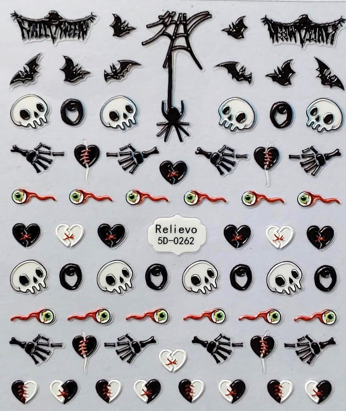 5D Nail Aufkleber/ Gothic 5D0262/Kreative Nägel Gestaltung/Selbstklebend 5D Nail Aufkleber/ Gothic 5D0262/Kreative Nägel Gestaltung/Selbstklebend von Etsy - Sumkiste