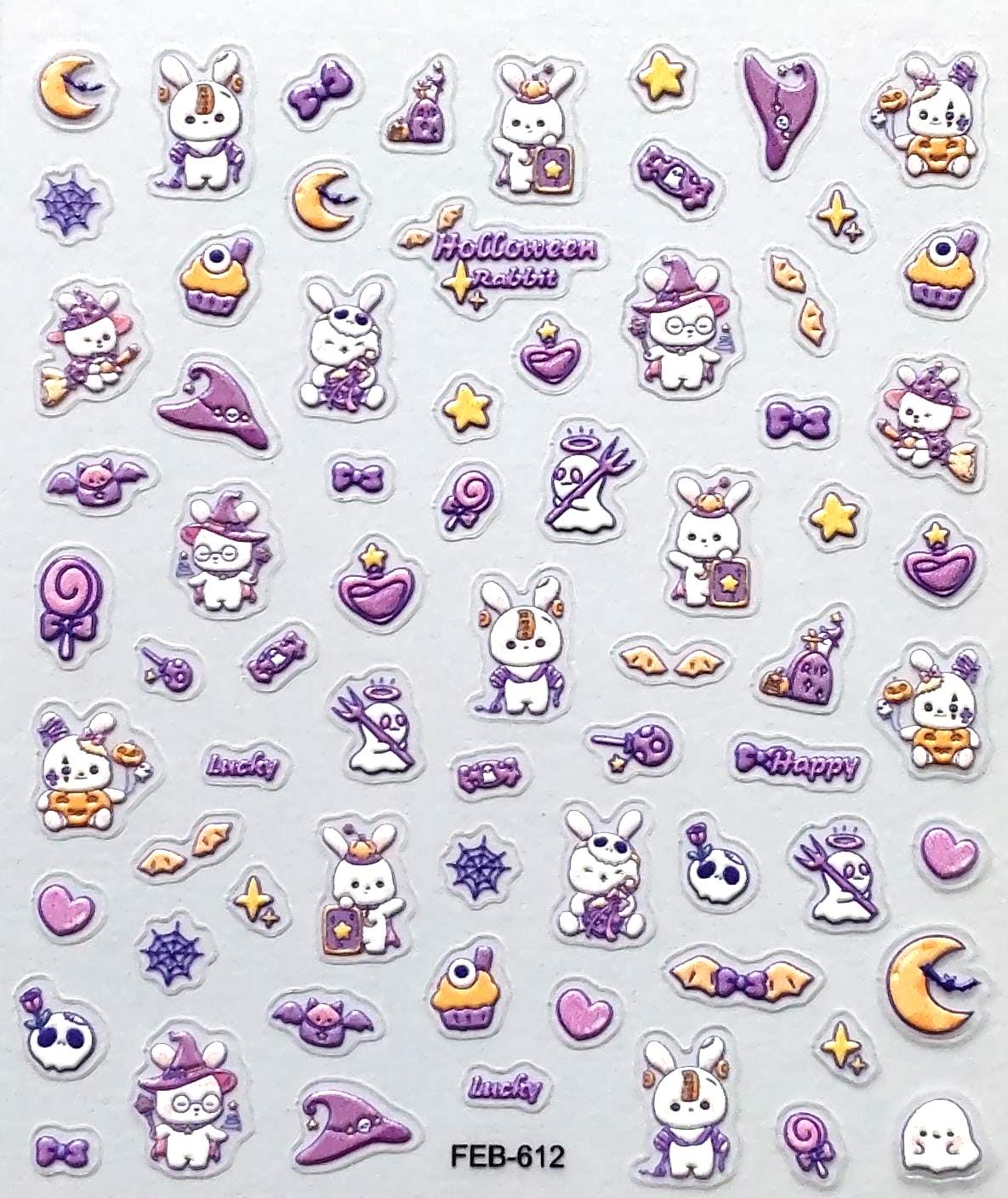 5D Nail Aufkleber/ Halloween Hase Feb612/Kreative Nägel Gestaltung/Selbstklebend 5D Nail Aufkleber/ Halloween Hase Feb612/Kreative Nägel Gestaltung/Selbstklebend von Etsy - Sumkiste