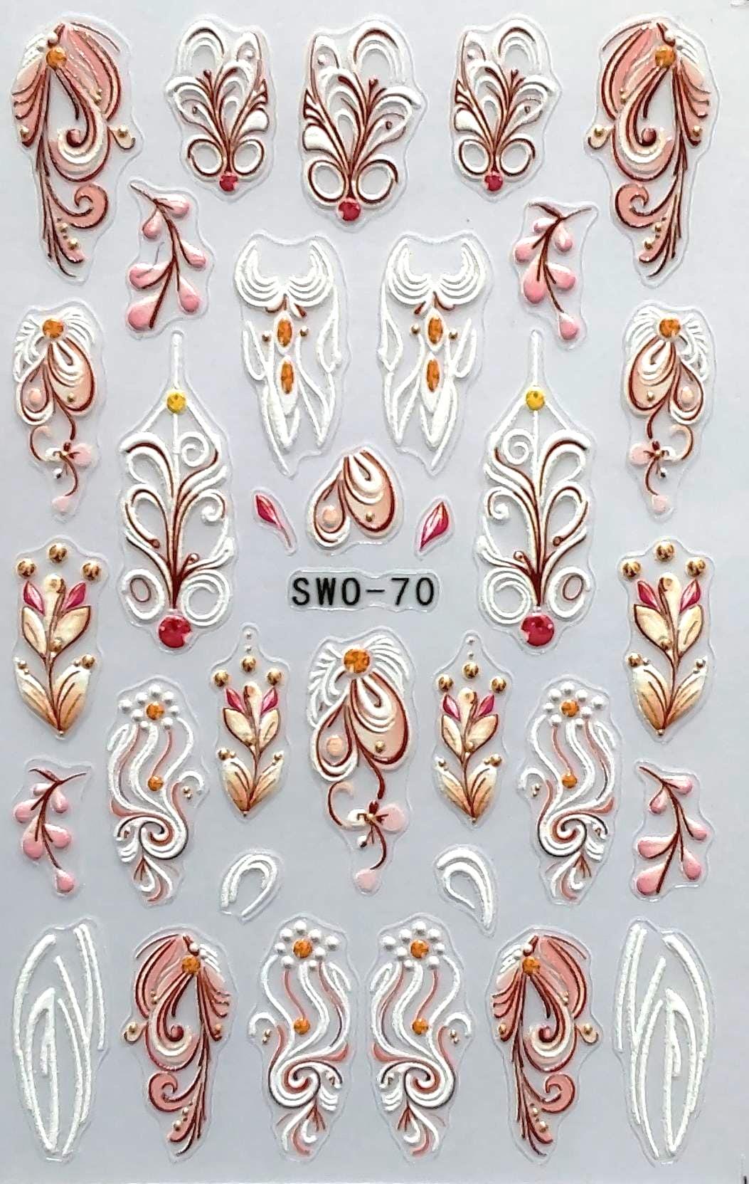 5D Nail Aufkleber/Swo70/Kreative Nägel Gestaltung Selbstklebend 5D Nail Aufkleber/Swo70/Kreative Nägel Gestaltung Selbstklebend von Etsy - Sumkiste
