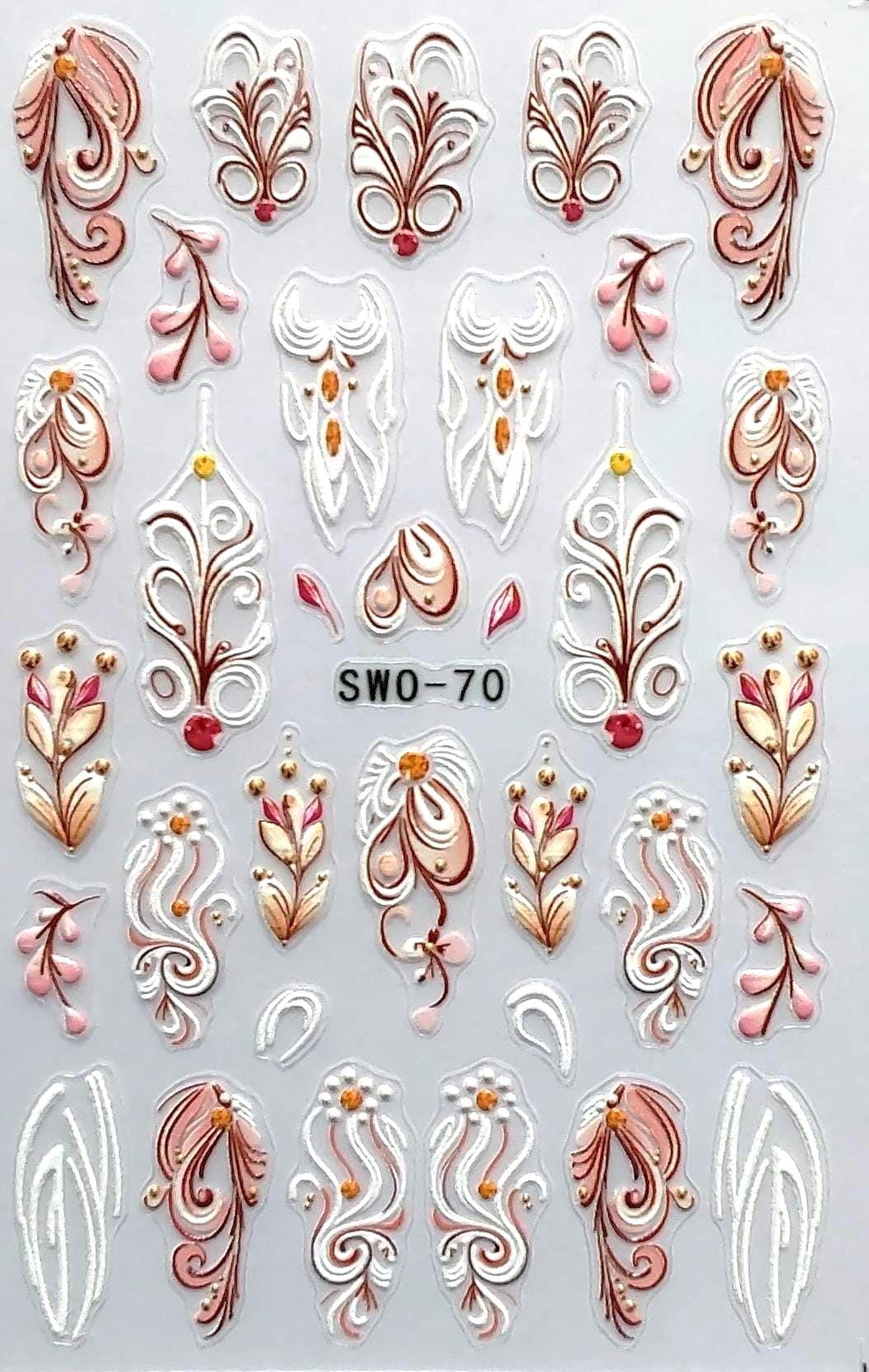 5D Nail Aufkleber/Swo70/Kreative Nägel Gestaltung Selbstklebend von Etsy - Sumkiste
