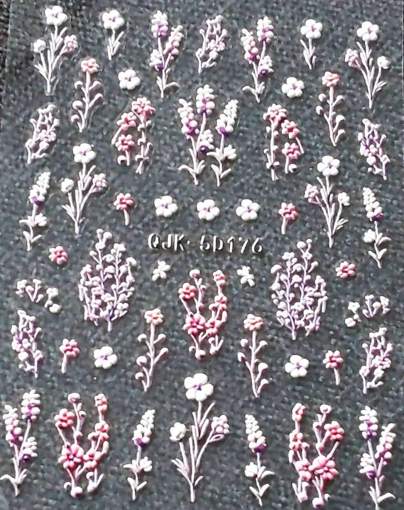 5D Nail Sticker Zarte Blümchen/5D176 Frühling von Etsy - Sumkiste
