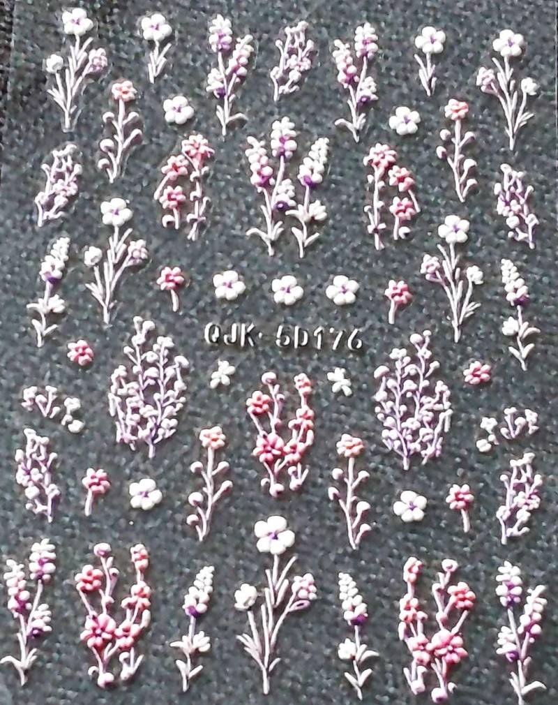 5D Nail Sticker Zarte Blümchen /5D176/Frühling von Etsy - Sumkiste