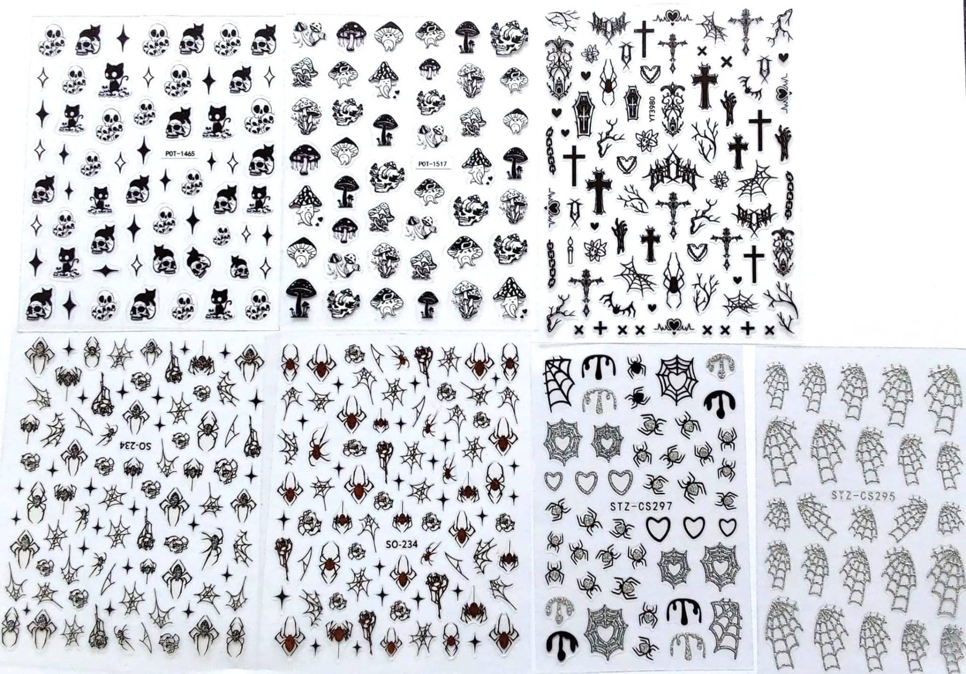 Nägel Aufkleber/Nail Sticker Halloween /Gothic Set1 Nägel Aufkleber/Nail Sticker Halloween /Gothic Set1 von Etsy - Sumkiste