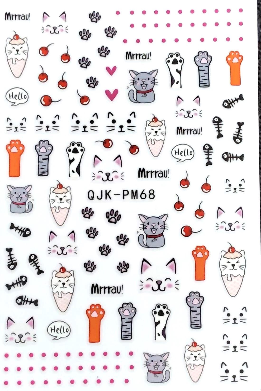 Nail Aufkleber/ Pm68 Selbstklebend/Kreative Nägel Gestaltung / Nail Aufkleber/ Pm68 Selbstklebend/Kreative Nägel Gestaltung / von Etsy - Sumkiste