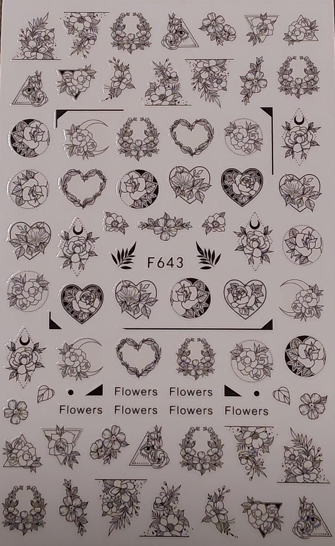 Nail Aufkleber/ Blumen 643/Kreative Nägel Gestaltung/Selbstklebend Nail Aufkleber/ Blumen 643/Kreative Nägel Gestaltung/Selbstklebend von Etsy - Sumkiste