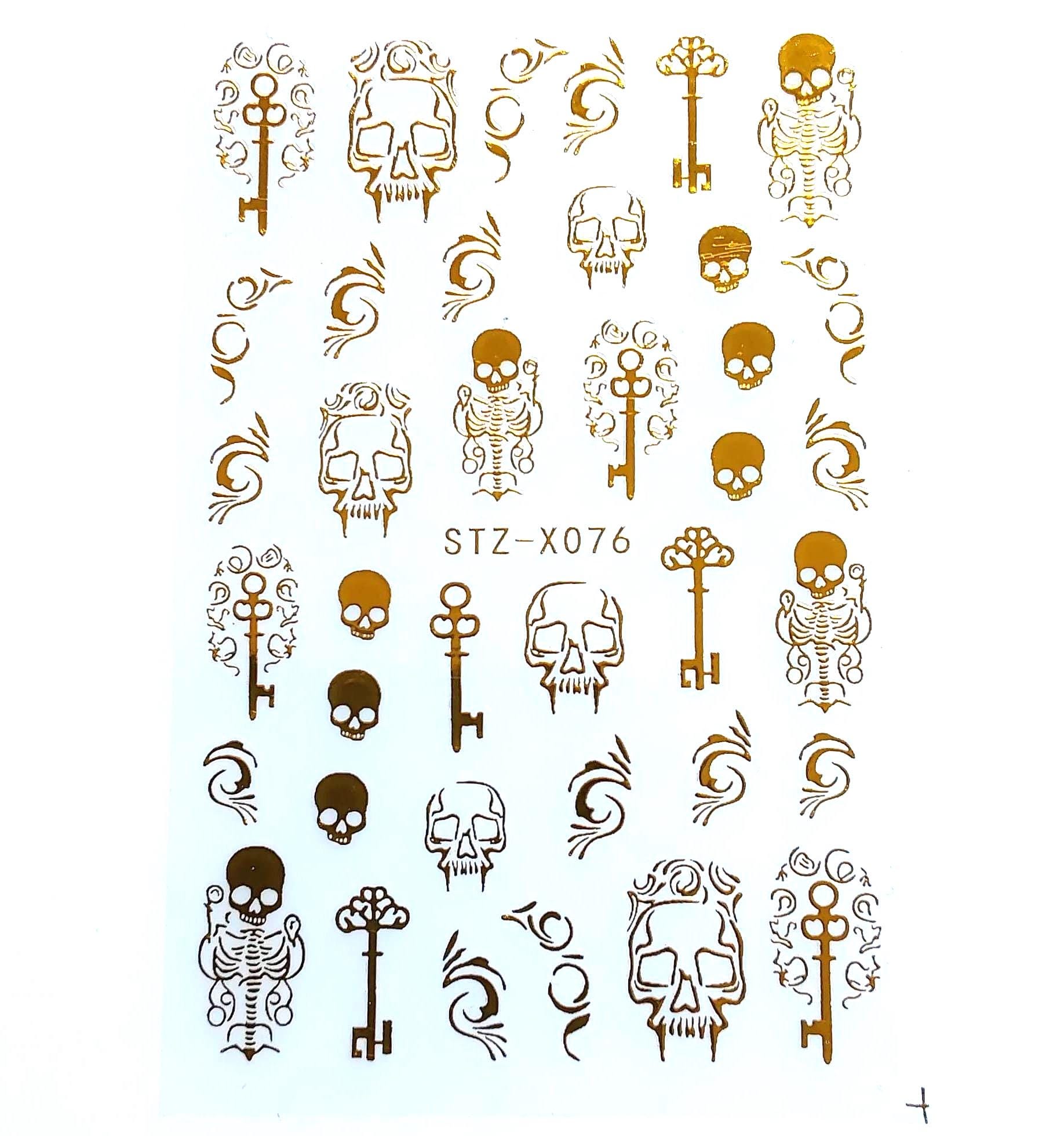 Nail Aufkleber/ Gothic X076/Kreative Nägel Gestaltung/Selbstklebend Gold Nail Aufkleber/ Gothic X076/Kreative Nägel Gestaltung/Selbstklebend Gold von Etsy - Sumkiste