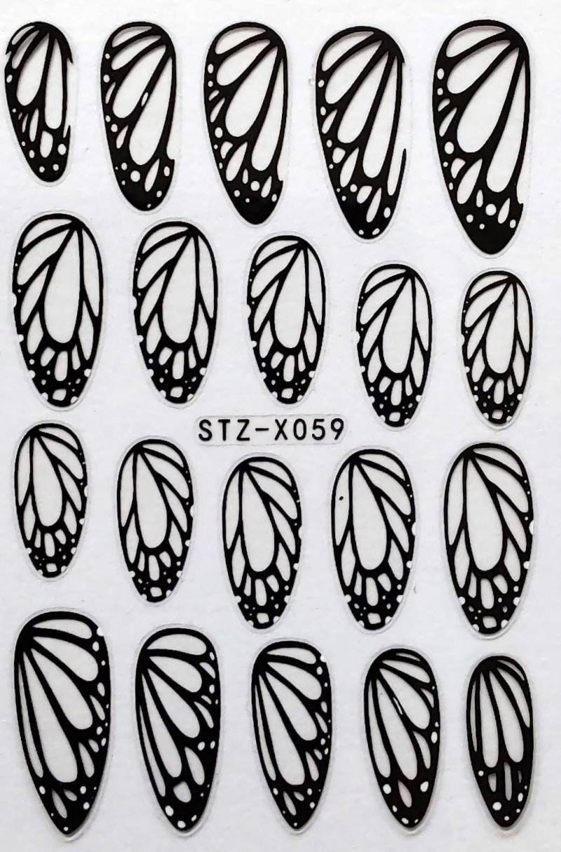 Nail Aufkleber/Muster Xo59 /Kreative Nägel Gestaltung von Etsy - Sumkiste