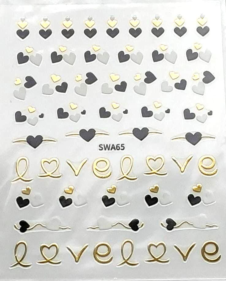 Nail Sticker Herzen /Swa65 / von Etsy - Sumkiste