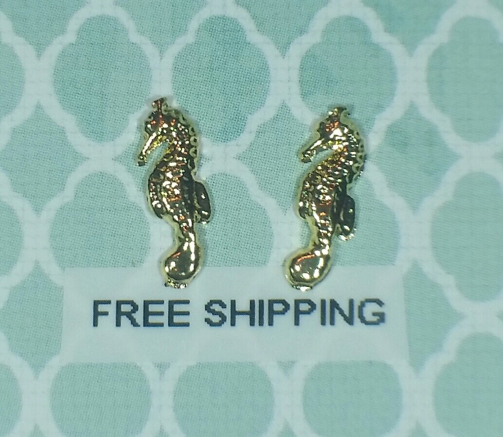 2 Stück Gold Seepferdchen Legierungs-Charme-Nagel-Kunst Oder Handwerk Kostenloser Versand 2 Stück Gold Seepferdchen Legierungs-Charme-Nagel-Kunst Oder Handwerk Kostenloser Versand von Etsy - SunSationalNailArt