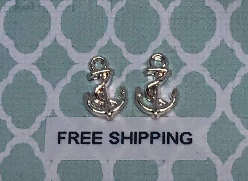 2 Stück Rose Gold Anker Legierung Charm Nagel Kunst Oder Handwerk Versandkosten von Etsy - SunSationalNailArt