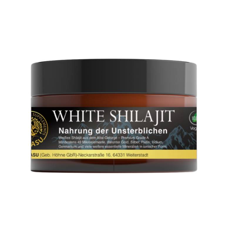 White Shilajit Mineral Extrakt 20G - Steinöl Brakshun Hergestellt in Deutschland von Etsy - SunasuDE