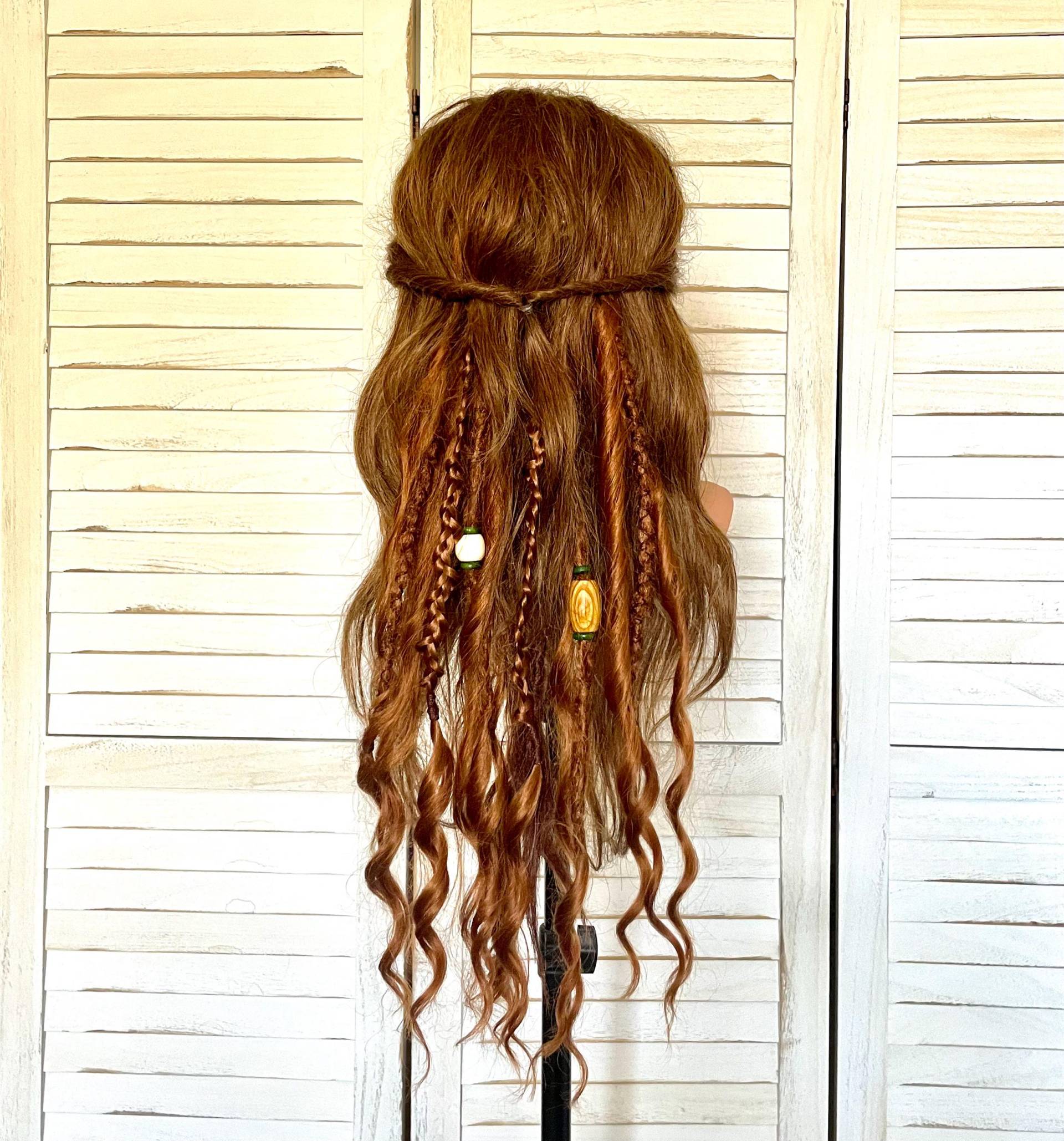 Boho Dreadfall Kupferrot 52 cm Lang von Etsy - SunnyDreadlocks