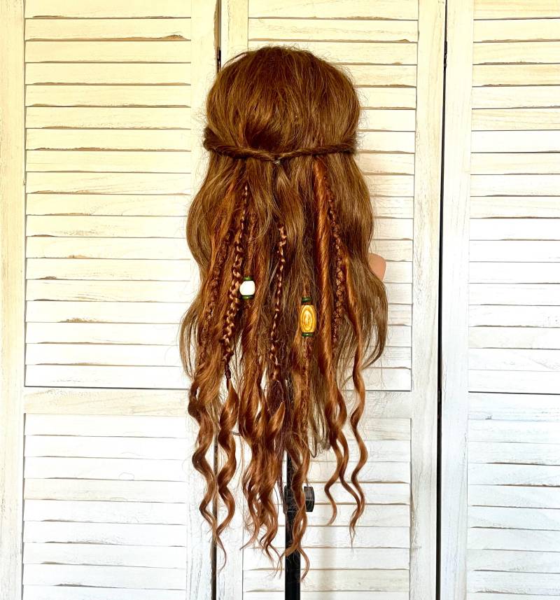 Boho Dreadfall Kupferrot 52 cm Lang Boho Dreadfall Kupferrot 52 cm Lang von Etsy - SunnyDreadlocks