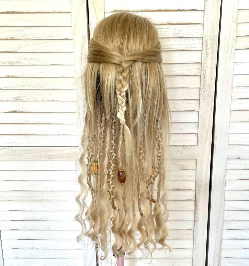 Clip in Dreads I Haarkamm Ombré Blond Beachwaves 50 cm Länge Clip in Dreads I Haarkamm Ombré Blond Beachwaves 50 cm Länge von Etsy - SunnyDreadlocks