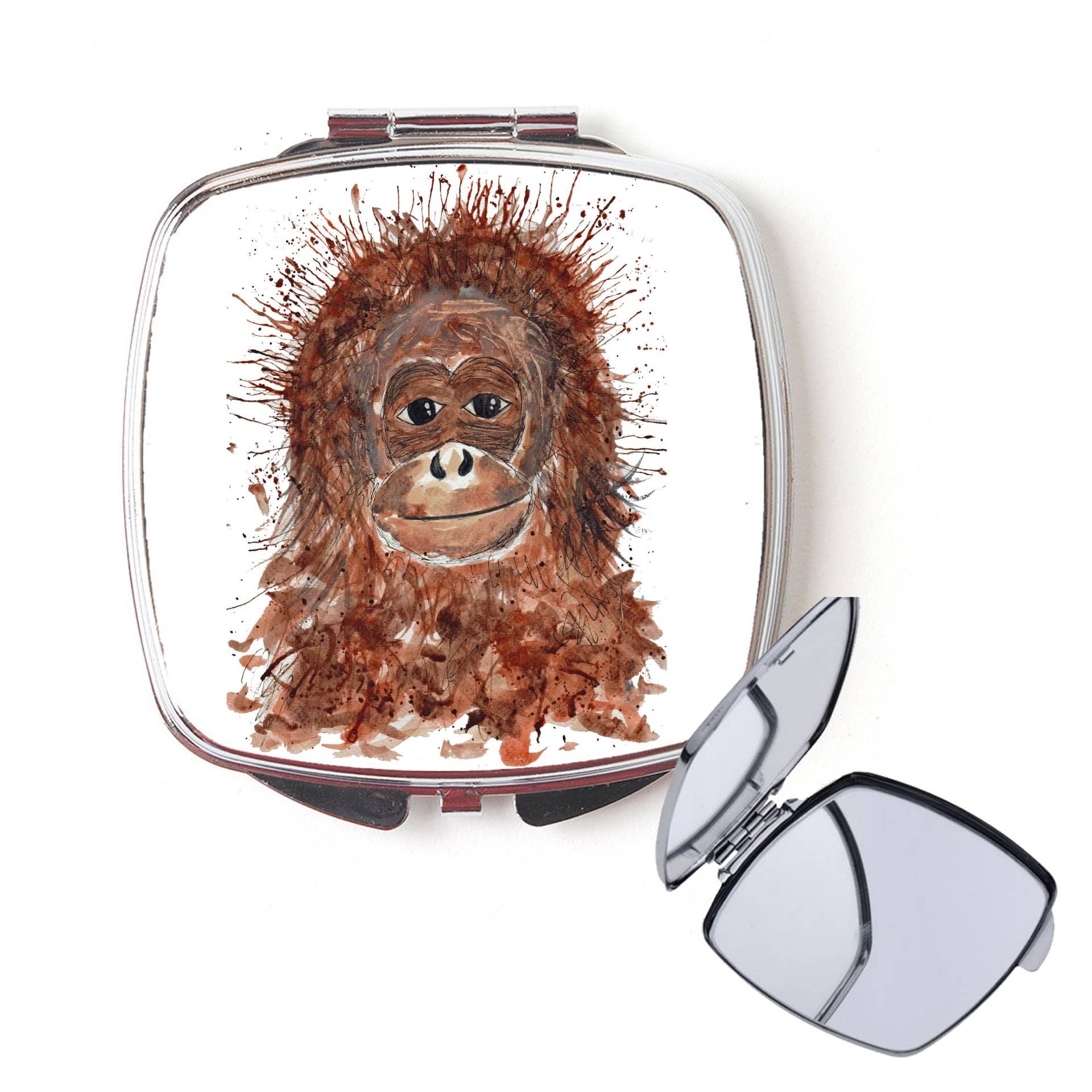 Orang-Utan-Taschenspiegel, Handtaschenspiegel, Orang-Utan-Spiegel, Geschenk Für Mama, Sie, Personalisierter Spiegel, Orang-Utan, Taschenspiegel Orang-Utan-Taschenspiegel, Handtaschenspiegel, Orang-Utan-Spiegel, Geschenk Für Mama, Sie, Personalisierter Spiegel, Orang-Utan, Taschenspiegel von Etsy - SunnyjollyDesignsArt