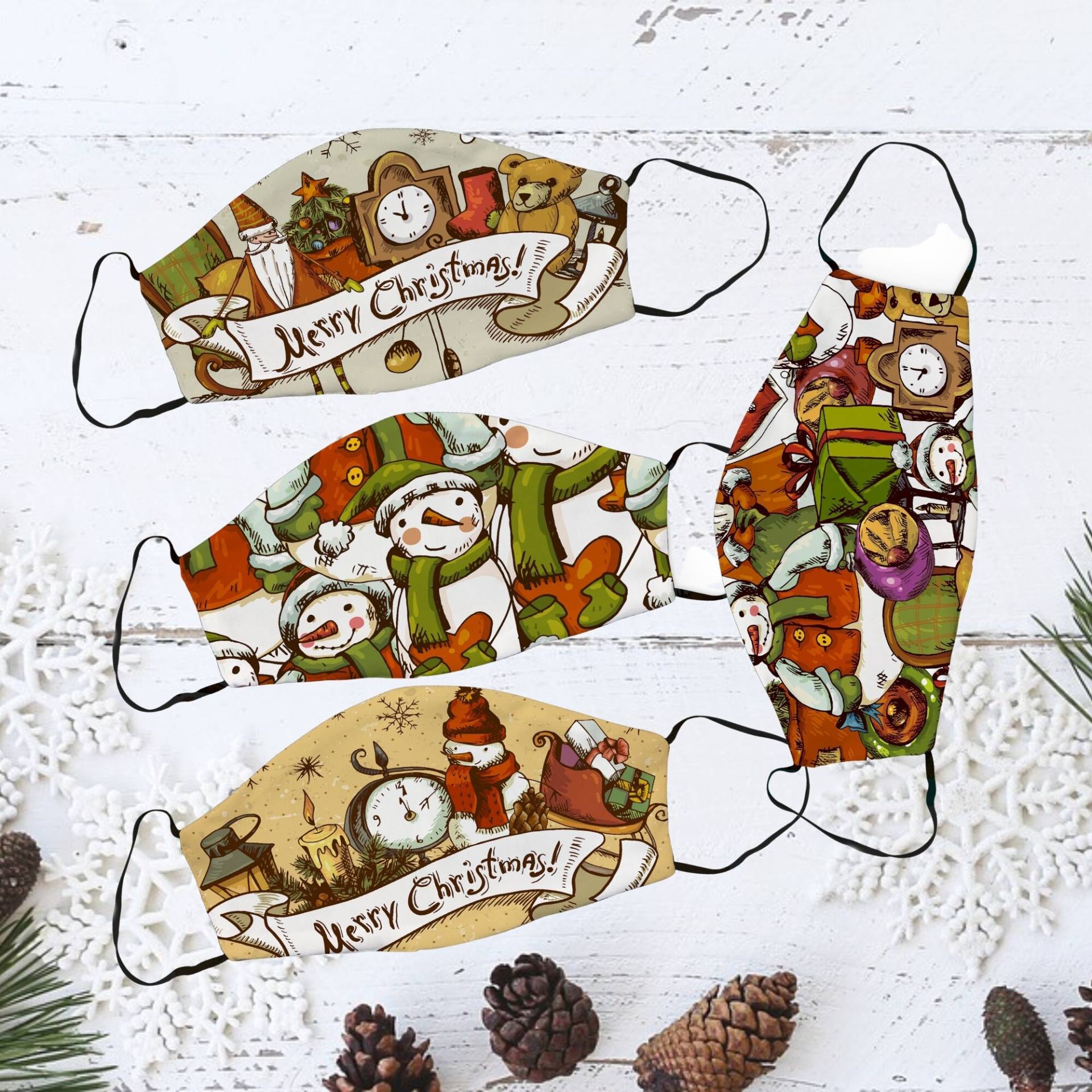 Frohe Weihnachten Gesichtsmaske, Weihnachten Schneemann Waschbare Verstellbare Wiederverwendbare Geschenke Uk Frohe Weihnachten Gesichtsmaske, Weihnachten Schneemann Waschbare Verstellbare Wiederverwendbare Geschenke Uk von Etsy - SupaCustom