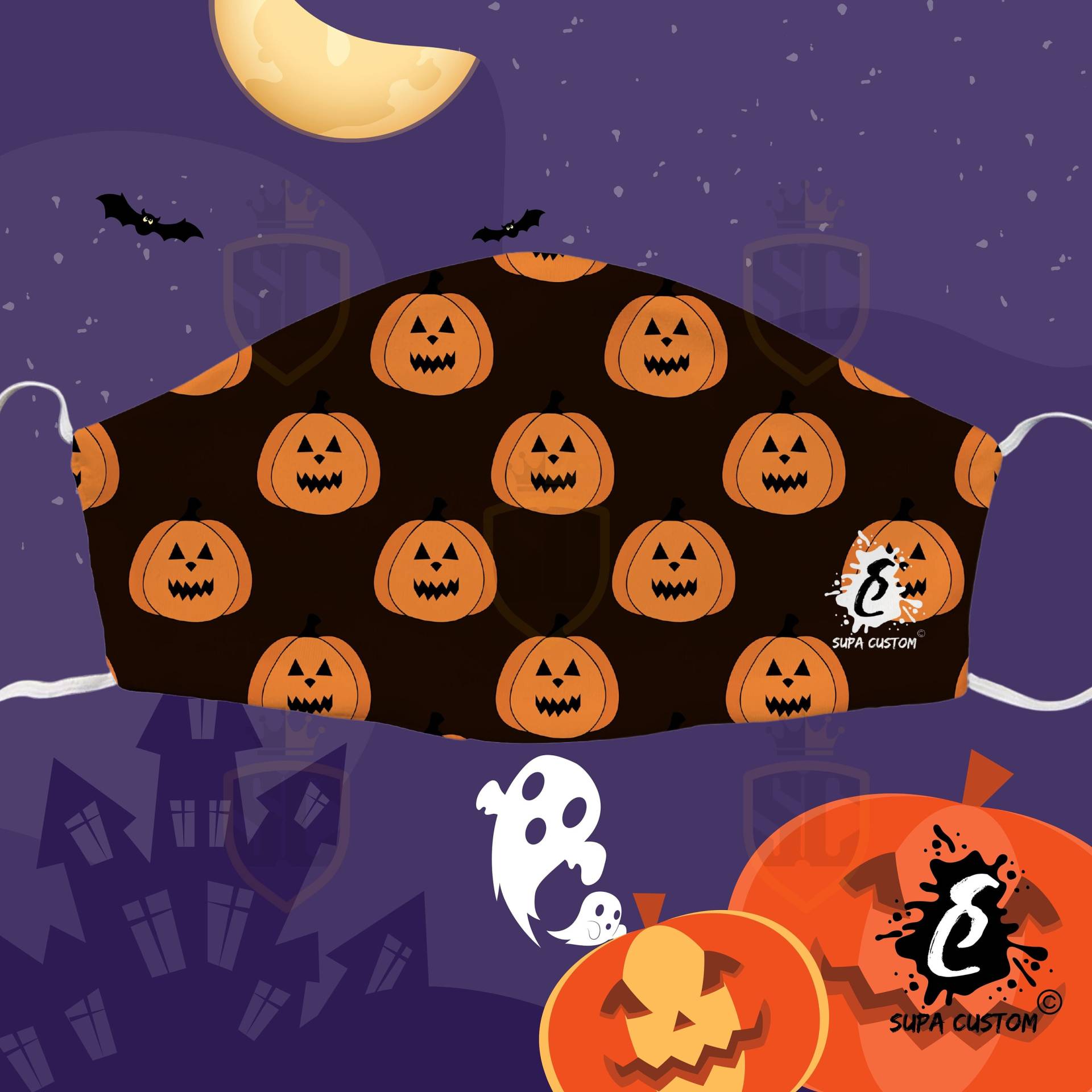 Gruselige Kürbis Halloween Gesichtsmaske. Baumwolle Dreischichtig Mit Filtertasche. Herbst Gesichtsmasken. Waschbare Gesichtsbedeckung Gruselige Kürbis Halloween Gesichtsmaske. Baumwolle Dreischichtig Mit Filtertasche. Herbst Gesichtsmasken. Waschbare Gesichtsbedeckung von Etsy - SupaCustom