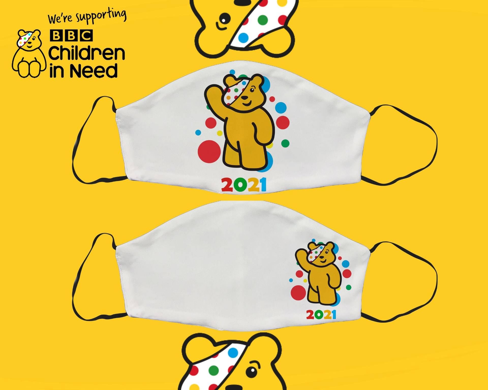Pudsey 2021 Erwachsene Gesichtsmaske, Kinder in Not, Baumwolle, Lustige Charity Verstellbare Gesichtsbedeckung, Filtertasche, Geschenk Für Ihn Pudsey 2021 Erwachsene Gesichtsmaske, Kinder in Not, Baumwolle, Lustige Charity Verstellbare Gesichtsbedeckung, Filtertasche, Geschenk Für Ihn von Etsy - SupaCustom