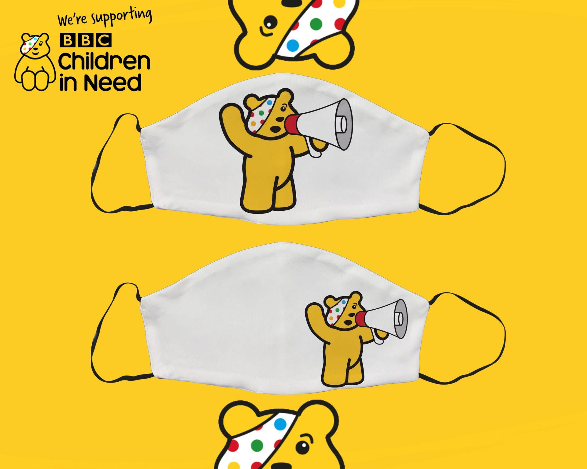 Pudsey Maske, Kinder in Not Gesichtsmaske, Baumwolle, Charity, Lustige Verstellbare Gesichtsbedeckung, Filtertasche, Erwachsene Geschenk Für Ihn Sie Pudsey Maske, Kinder in Not Gesichtsmaske, Baumwolle, Charity, Lustige Verstellbare Gesichtsbedeckung, Filtertasche, Erwachsene Geschenk Für Ihn Sie von Etsy - SupaCustom