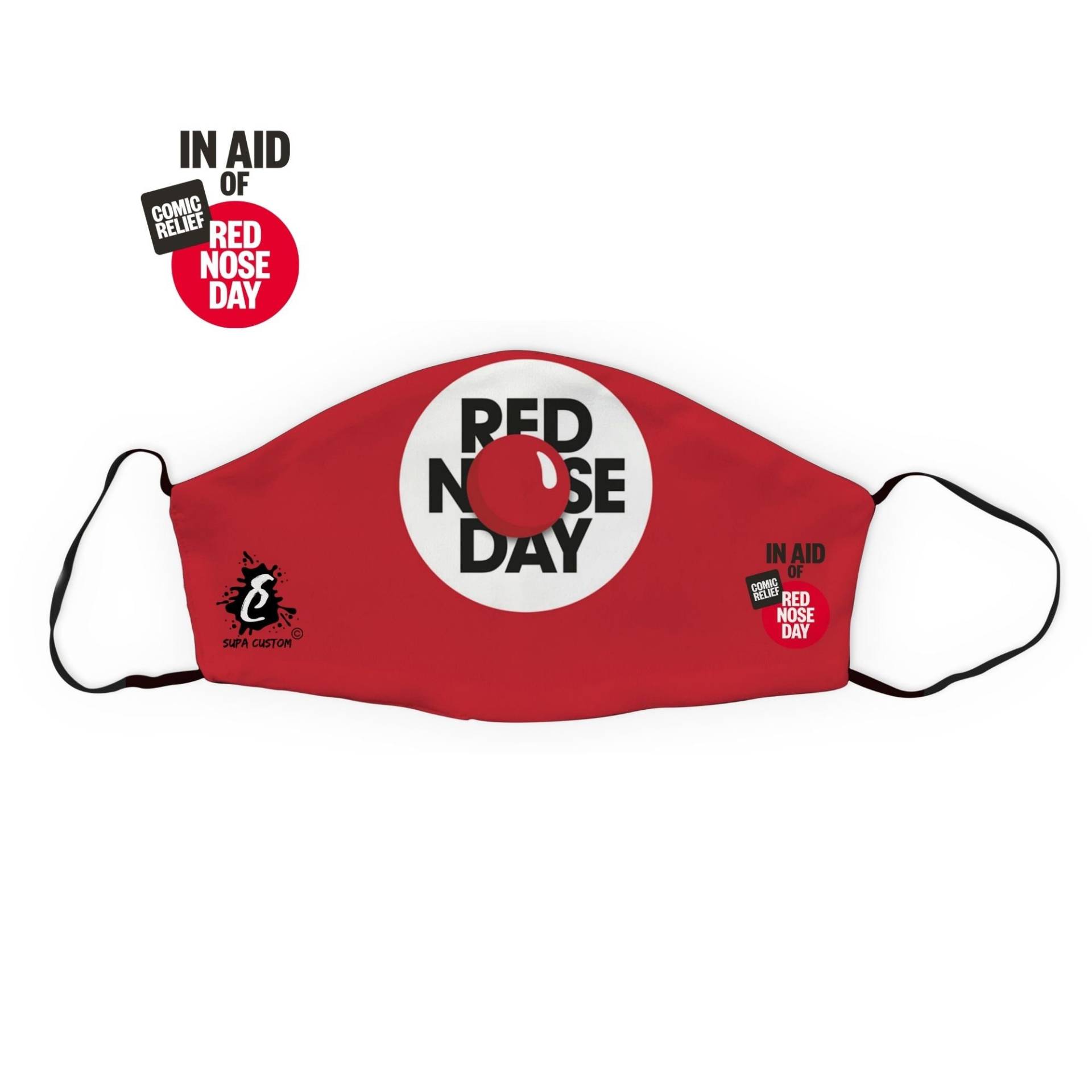 Rote Nasen-Gesichtsmaske Mit Filtertasche, Comic Relief, Charity, Spendensammlung, Lustige Gesichtsmaske, Wiederverwendbar, Baumwolle Atmungsaktiv Rote Nasen-Gesichtsmaske Mit Filtertasche, Comic Relief, Charity, Spendensammlung, Lustige Gesichtsmaske, Wiederverwendbar, Baumwolle Atmungsaktiv von Etsy - SupaCustom