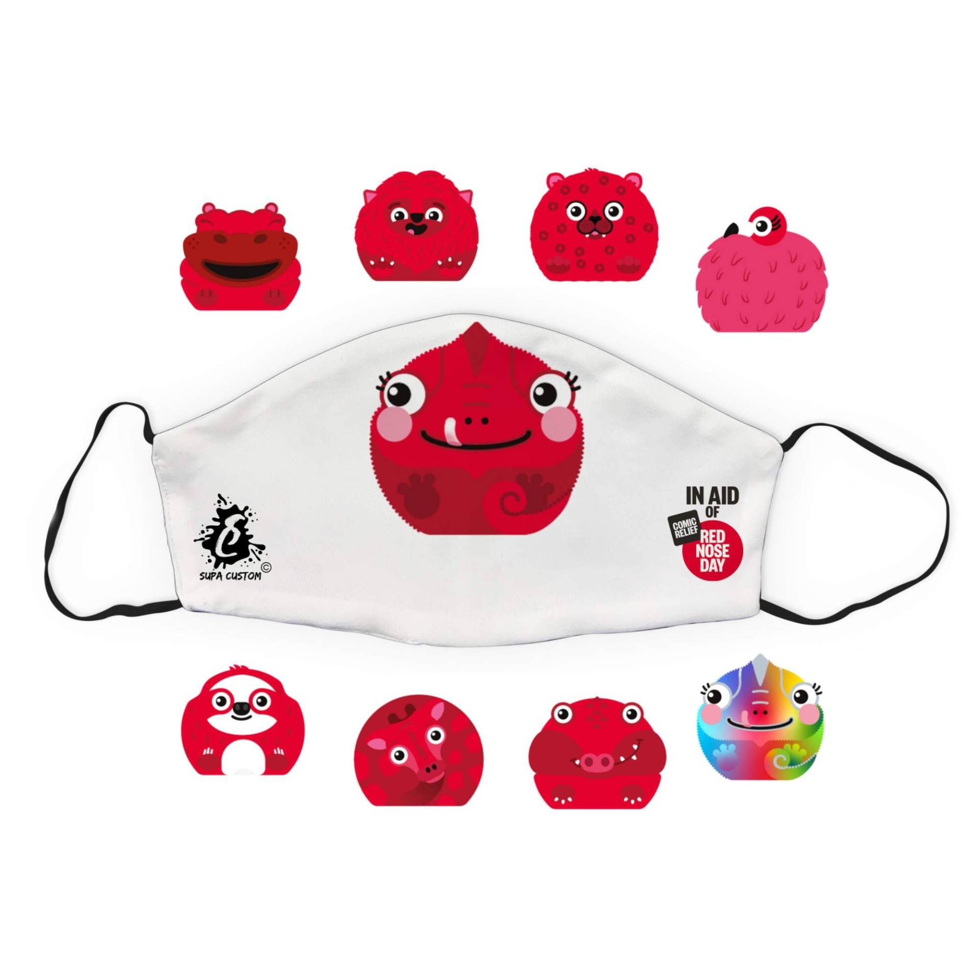 Rote Nasenmaske Mit Filtertasche - Comic Relief Charity Wiederverwendbar Gesichtsmaske Aus Baumwolle Verstellbare Ohrschlaufen Atmungsaktiv Waschbar Rote Nasenmaske Mit Filtertasche - Comic Relief Charity Wiederverwendbar Gesichtsmaske Aus Baumwolle Verstellbare Ohrschlaufen Atmungsaktiv Waschbar von Etsy - SupaCustom