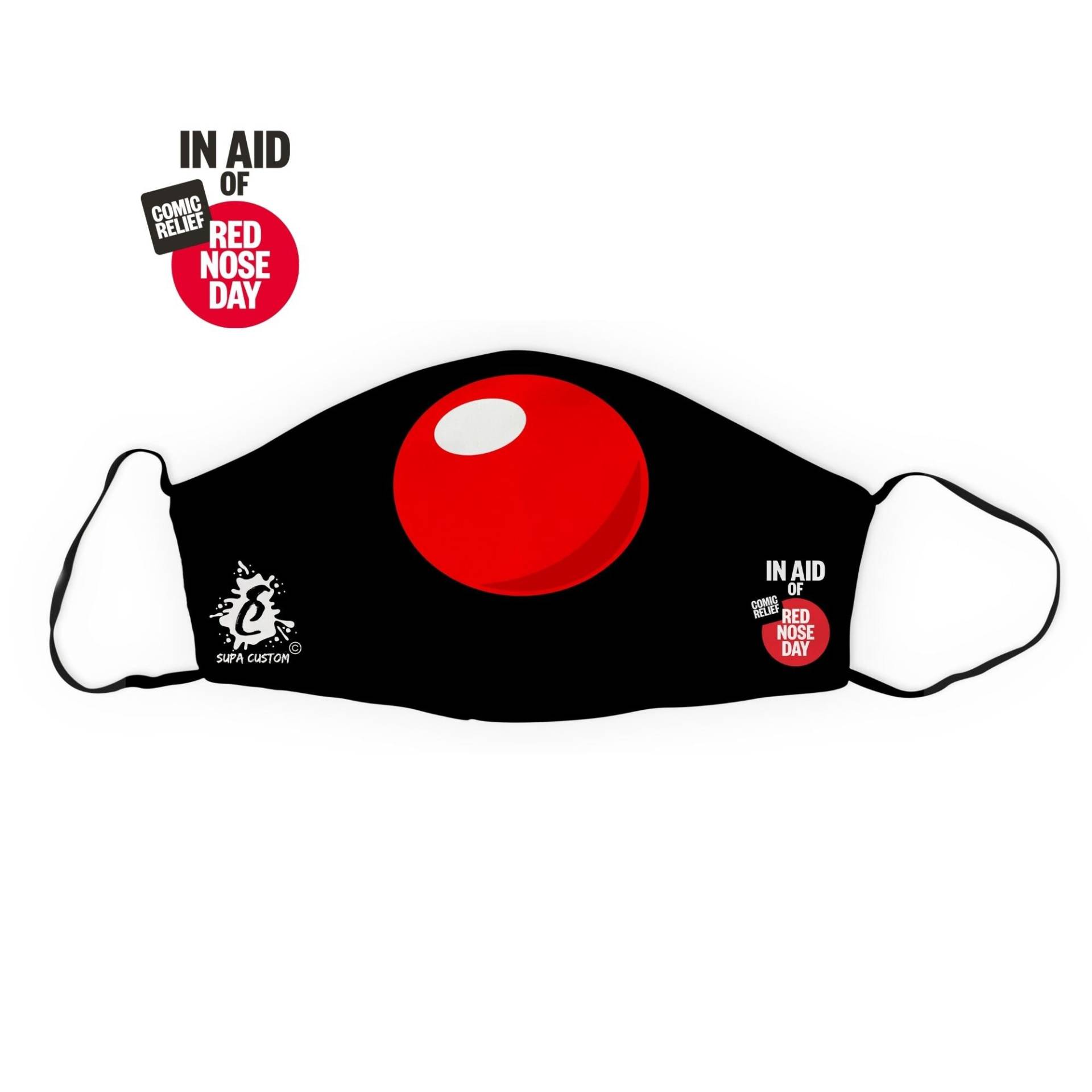 Rote Nasenmaske Mit Filtertasche - Comic Relief Charity Wiederverwendbar Gesichtsmaske Aus Baumwolle Verstellbare Ohrschlaufen Atmungsaktiv Waschbar Rote Nasenmaske Mit Filtertasche - Comic Relief Charity Wiederverwendbar Gesichtsmaske Aus Baumwolle Verstellbare Ohrschlaufen Atmungsaktiv Waschbar von Etsy - SupaCustom