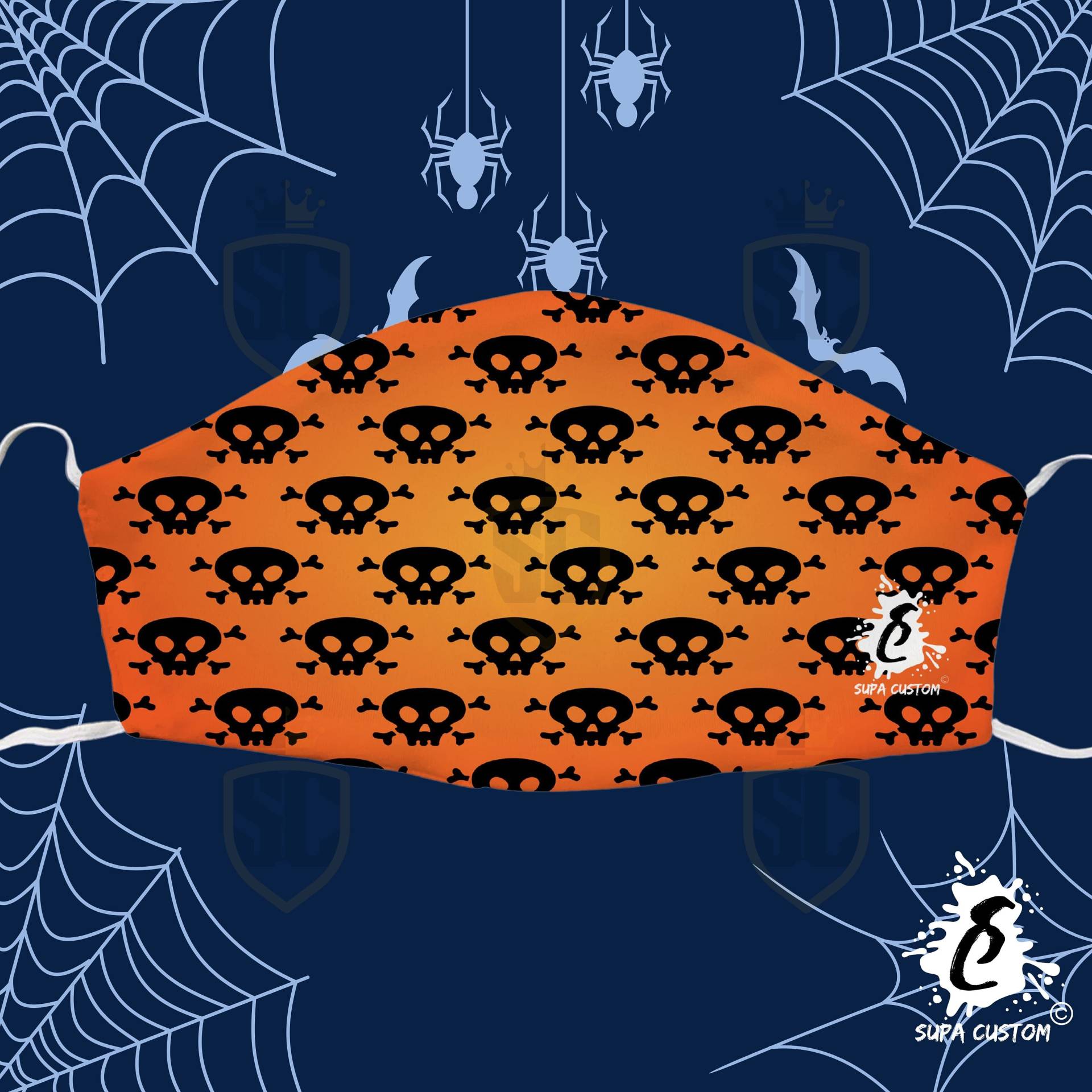 Skelettschädel Halloween Gesichtsmaske. Verstellbare Gesichtsbedeckung Mit Filtertasche. Kürbis Gesichtsmasken. Baumwolle Waschbare Skelettschädel Halloween Gesichtsmaske. Verstellbare Gesichtsbedeckung Mit Filtertasche. Kürbis Gesichtsmasken. Baumwolle Waschbare von Etsy - SupaCustom