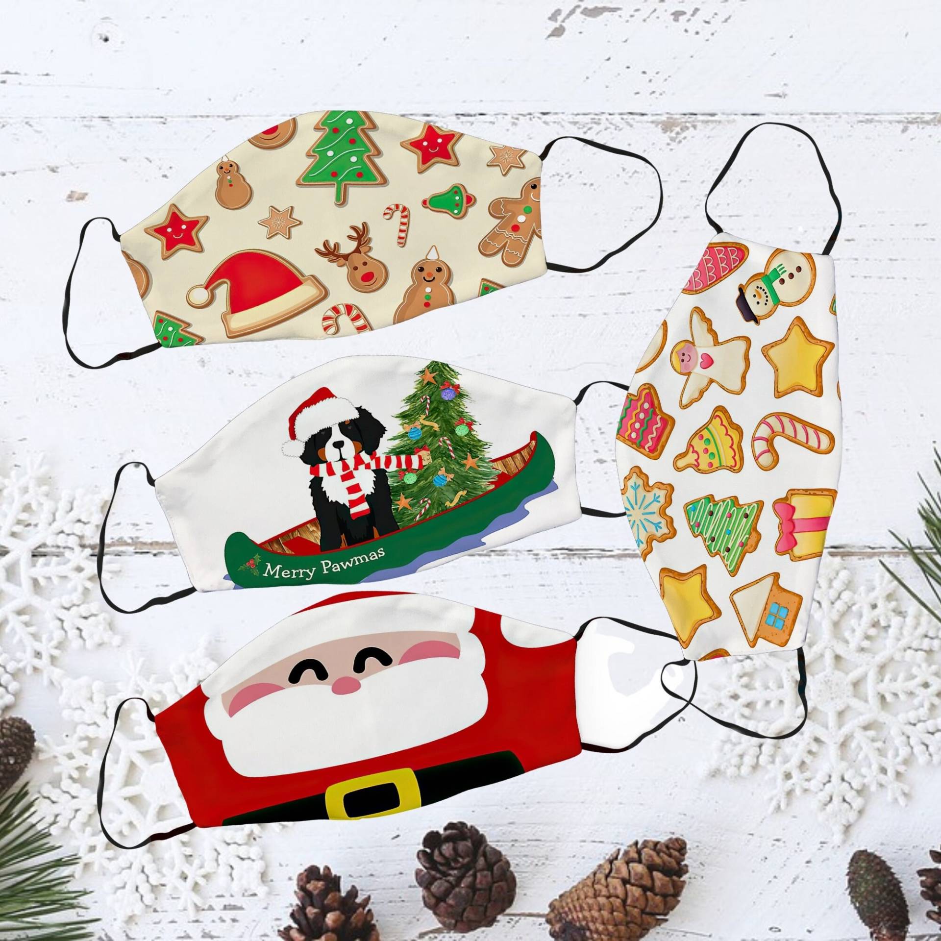Weihnachtsmaske, Weihnachtsmann Gesichtsmaske, Waschbare Verstellbare Wiederverwendbare Maske, Geschenke Uk Weihnachtsmaske, Weihnachtsmann Gesichtsmaske, Waschbare Verstellbare Wiederverwendbare Maske, Geschenke Uk von Etsy - SupaCustom