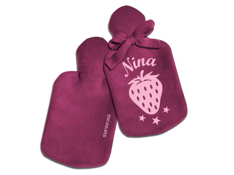Personalisierte Wärmflasche Erdbeere Und Weitere Motive von Etsy - SupaRina