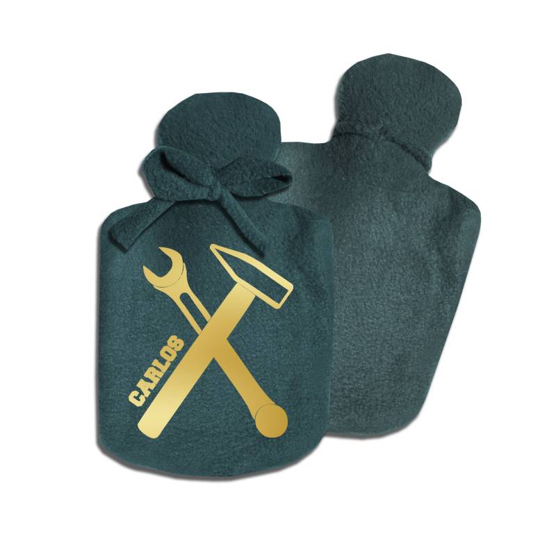 Personalisierte Wärmflasche Für Jungen Männer Mann Mit Namen, Unterschiedliche Farben Und Motive, Kalt Oder Warm Befüllbar von Etsy - SupaRina