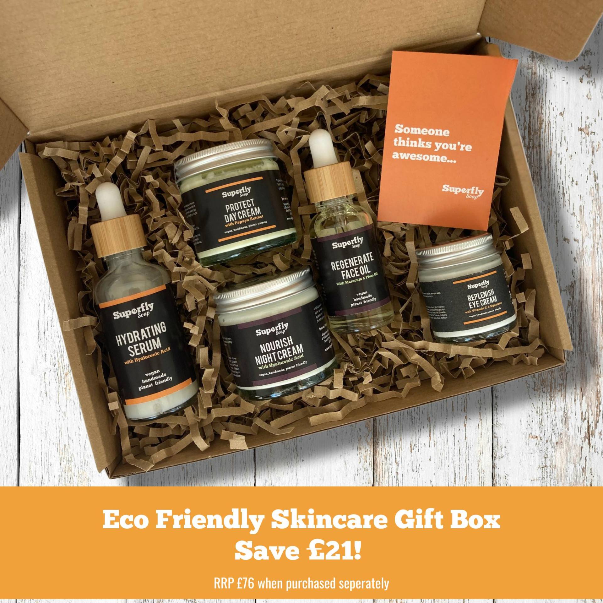 Umweltfreundliche Geschenkbox/Superfly Seifengeschenk Veganes Geschenkset von Etsy - SuperflySoap