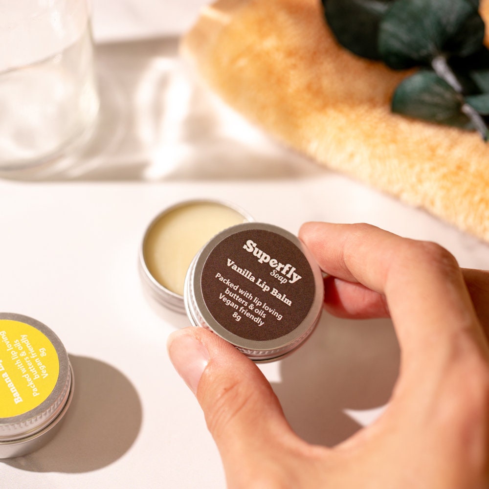 Vanille Lippenbalsam/Handgemachter Vegan Freundlich Superfly Seife von Etsy - SuperflySoap
