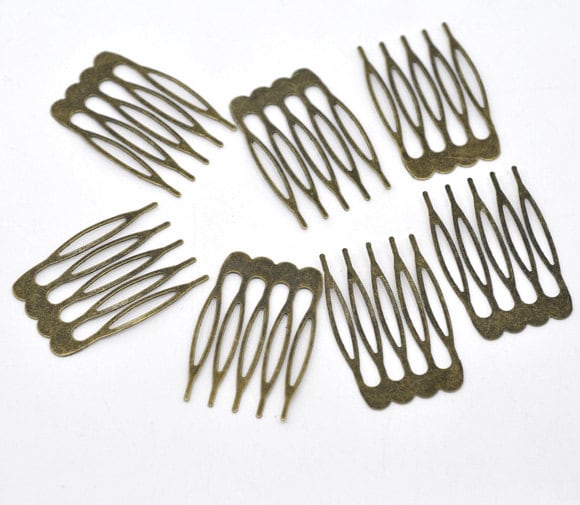 5 Bronze Haarkämme - Nickelfrei Bleifrei Hochzeit Brautkamm 39 Mm X 26 Haarclip Zubehör Silberkamm | 14362 5 Bronze Haarkämme - Nickelfrei Bleifrei Hochzeit Brautkamm 39 Mm X 26 Haarclip Zubehör Silberkamm | 14362 von Etsy - SuppliesSundries