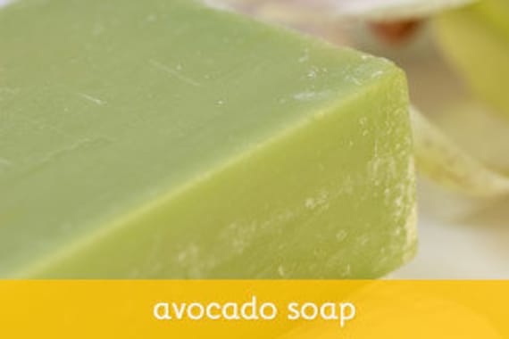 Avocado Gurke Seife - Aus Olivenöl Glutenfrei, Vegan, Natürliche Zutaten von Etsy - SustainableSoapShop