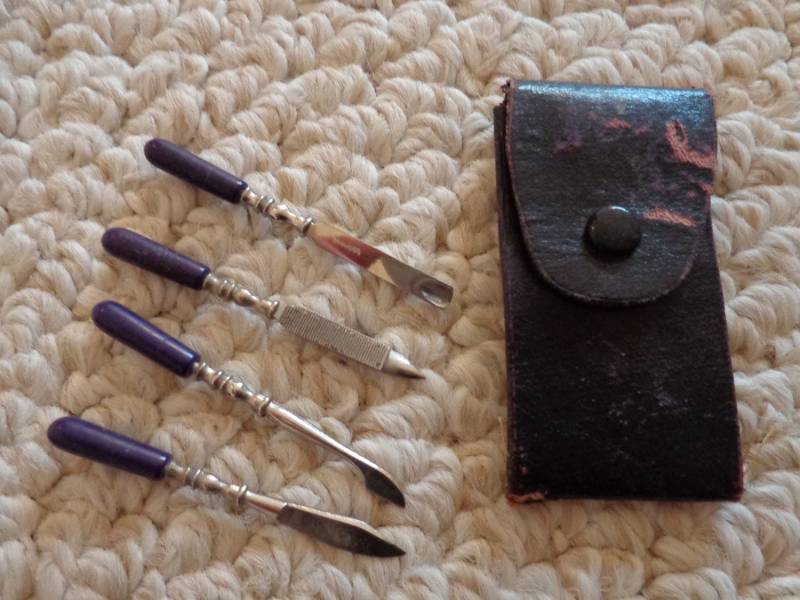 Maniküre Kit Sammler Antike Miniatur Aus Deutschland | #0769 von Etsy - Suzannesgold