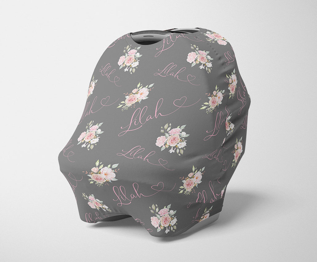 Personalisierter Autositz Baldachin, Dehnbarer Autositzbezug, Blumen 4 in 1 Abdeckung, Mädchen Pflegebezug Personalisierter Autositz Baldachin, Dehnbarer Autositzbezug, Blumen 4 in 1 Abdeckung, Mädchen Pflegebezug von Etsy - SweetBabyDays