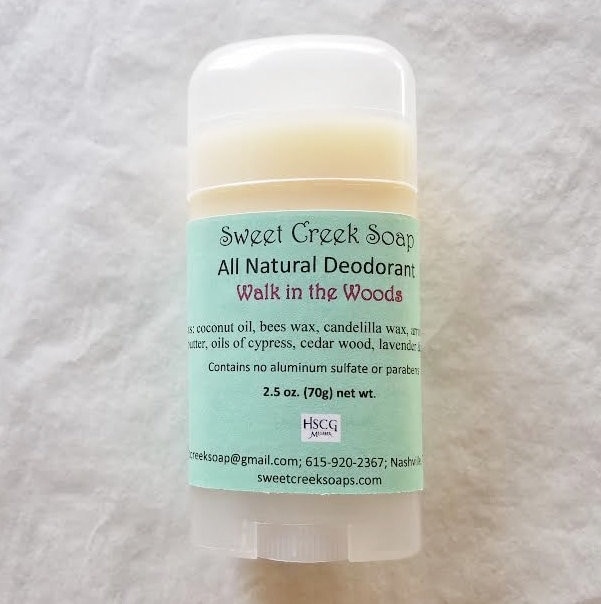 Natürlicher Deodorant, Walk in The Woods, 125 G. Stock von Etsy - SweetCreekSoap