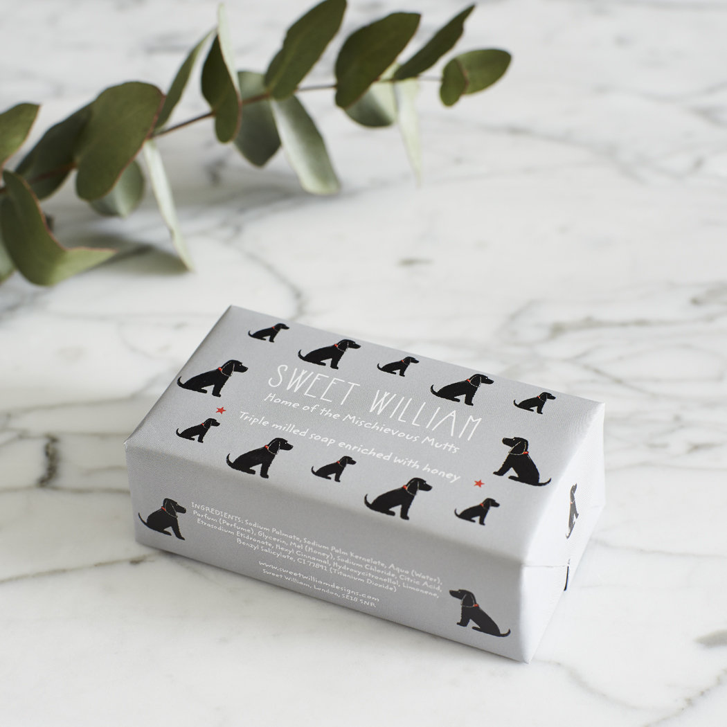 Cocker Spaniel | Schwarz Dreifach Gefräste Seife von Etsy - SweetWilliamLondon