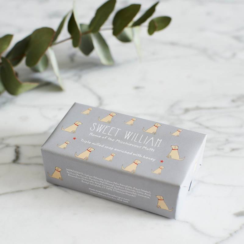 Gelbe Labrador Dreifach Gefräste Seife von Etsy - SweetWilliamLondon